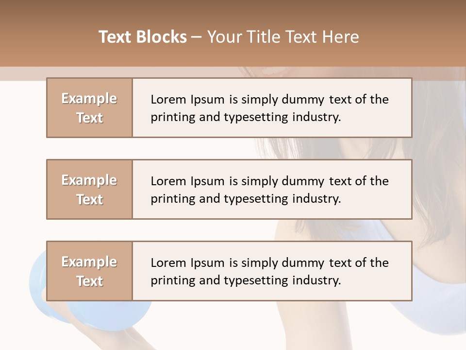 Active Smile Aerobics PowerPoint Template