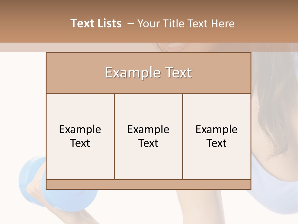 Active Smile Aerobics PowerPoint Template