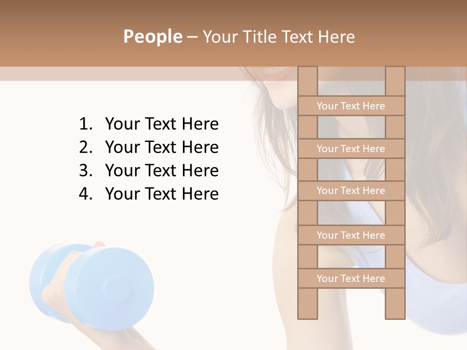 Active Smile Aerobics PowerPoint Template