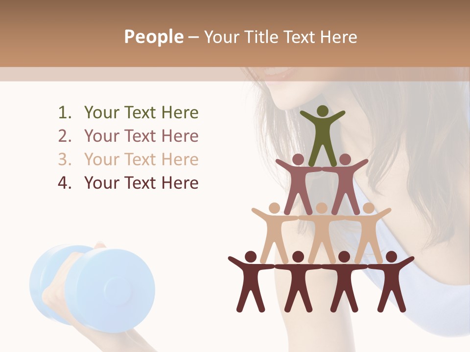 Active Smile Aerobics PowerPoint Template