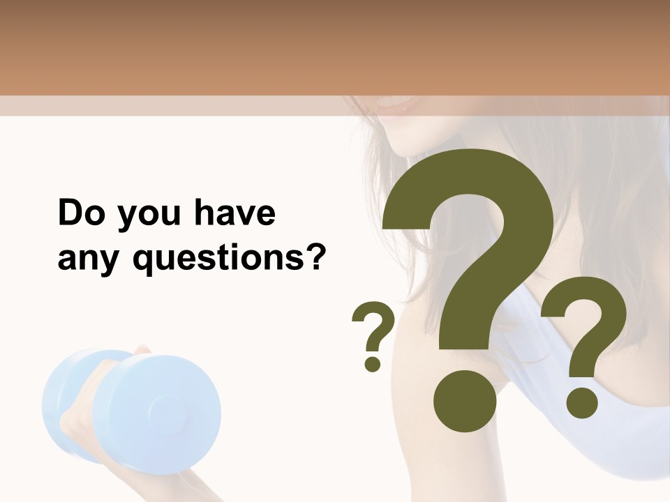 Active Smile Aerobics PowerPoint Template