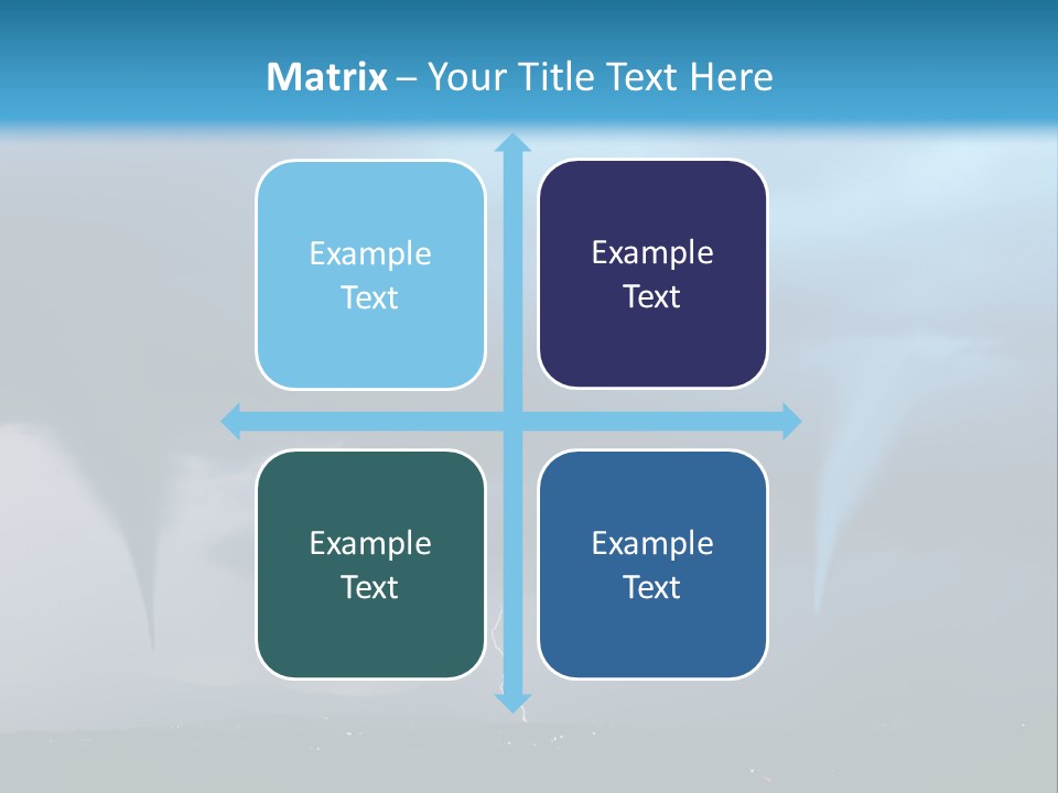 Thunderbolt Touchdown Storm PowerPoint Template