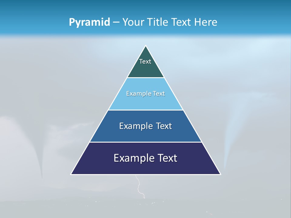 Thunderbolt Touchdown Storm PowerPoint Template