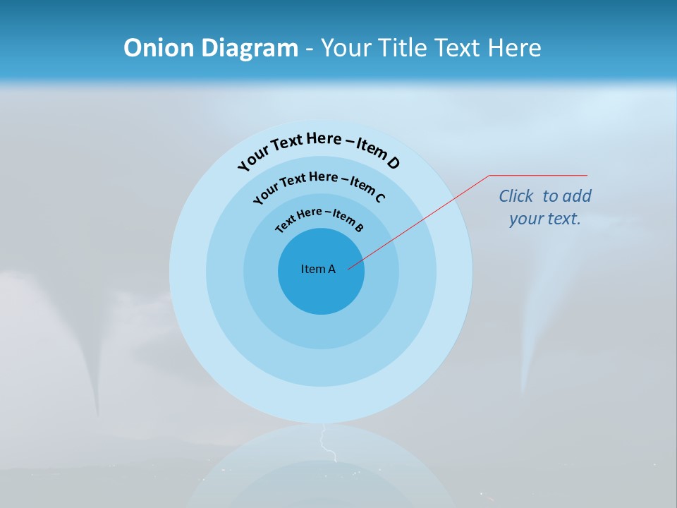 Thunderbolt Touchdown Storm PowerPoint Template