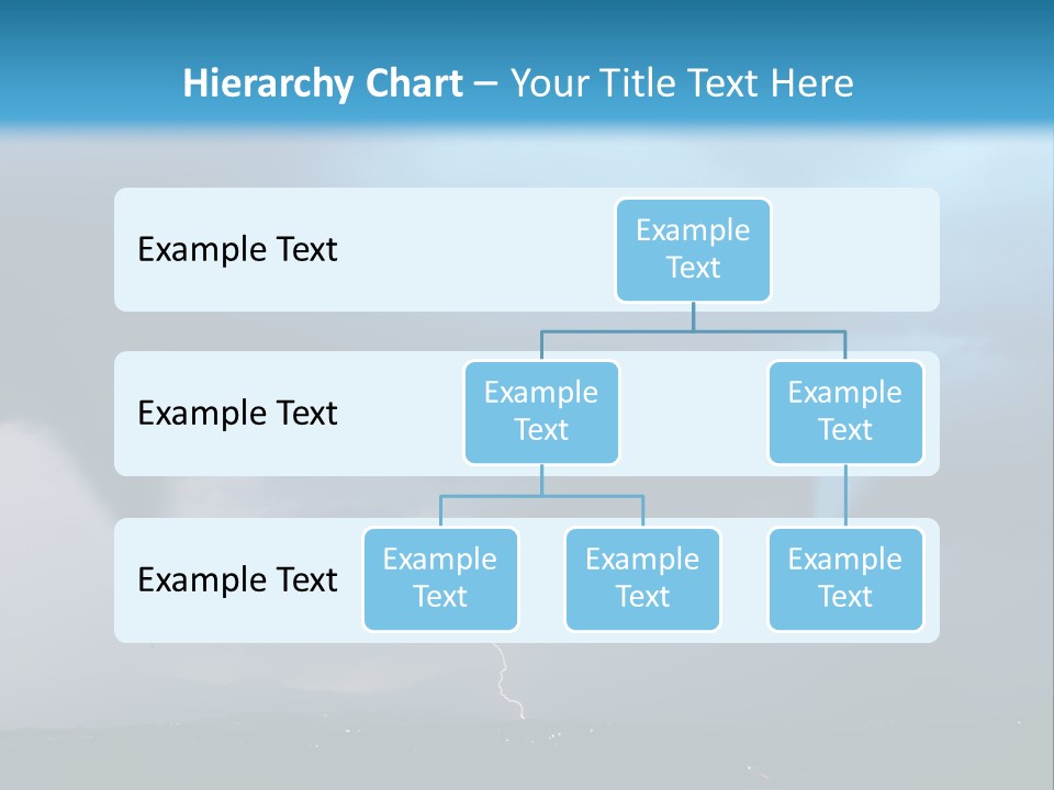 Thunderbolt Touchdown Storm PowerPoint Template