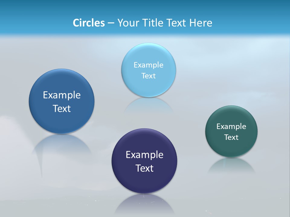 Thunderbolt Touchdown Storm PowerPoint Template