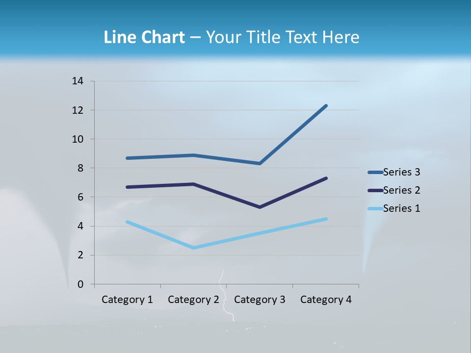Thunderbolt Touchdown Storm PowerPoint Template