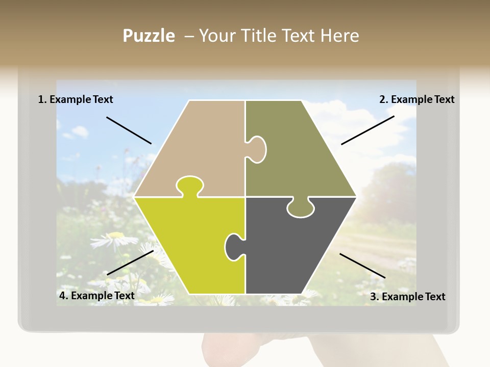 Digital Path Technology PowerPoint Template