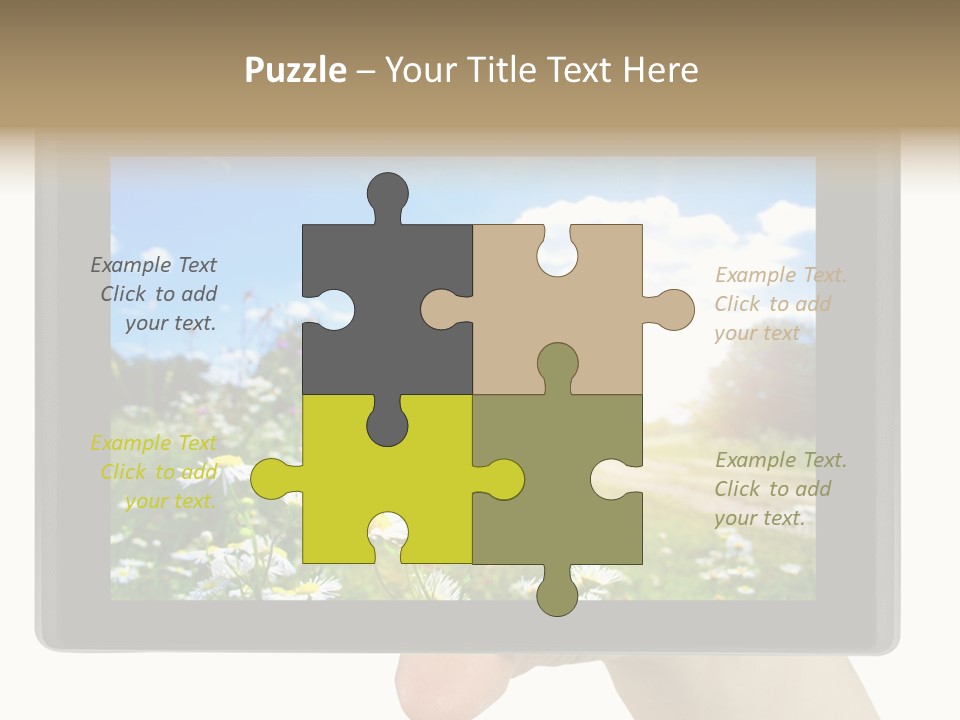 Digital Path Technology PowerPoint Template