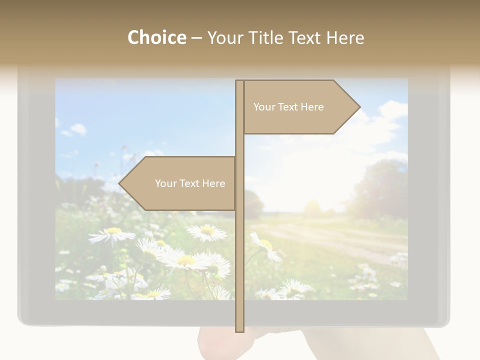 Digital Path Technology PowerPoint Template