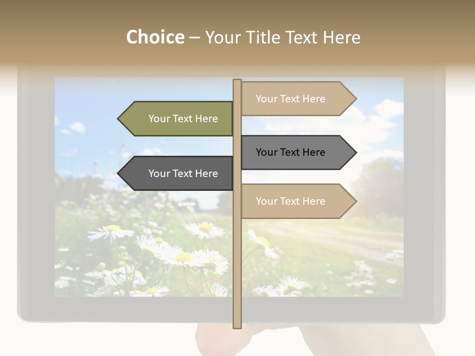 Digital Path Technology PowerPoint Template