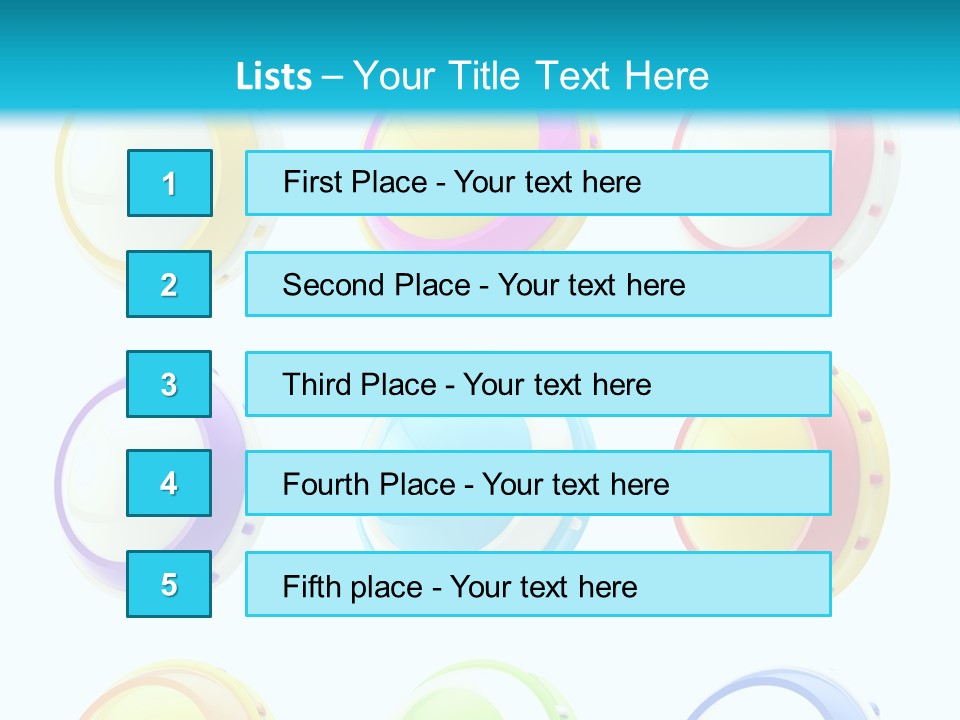 Blank Design Isolated PowerPoint Template