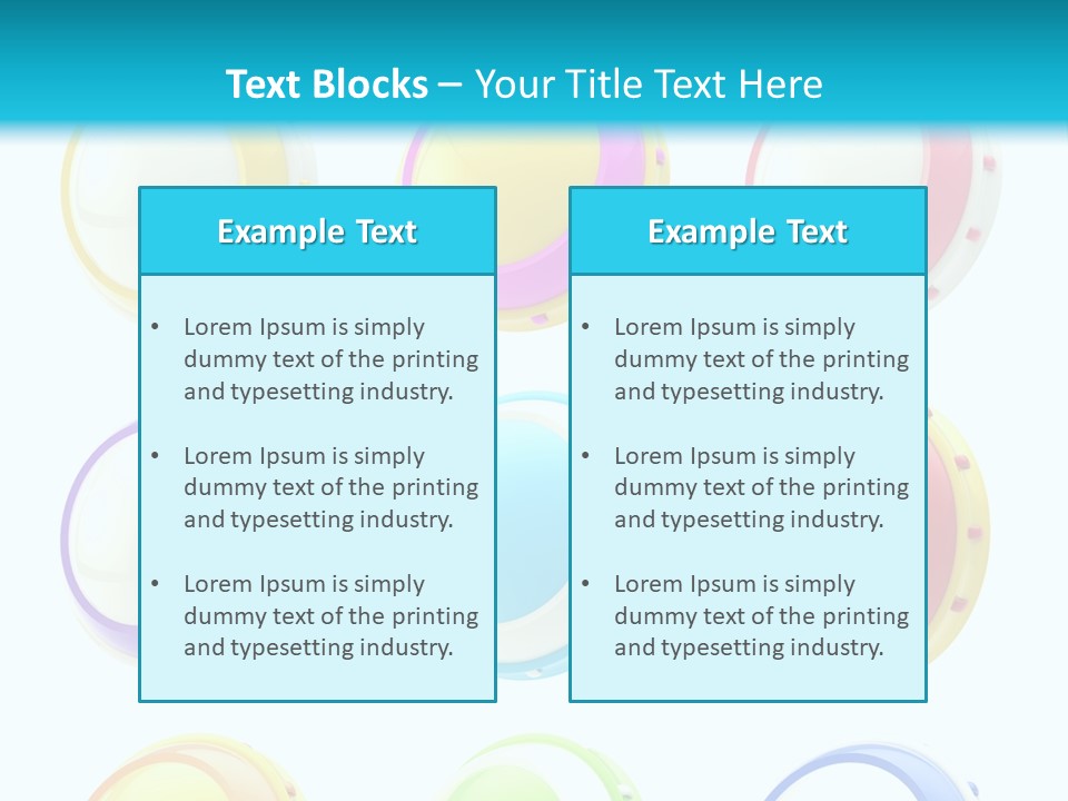 Blank Design Isolated PowerPoint Template