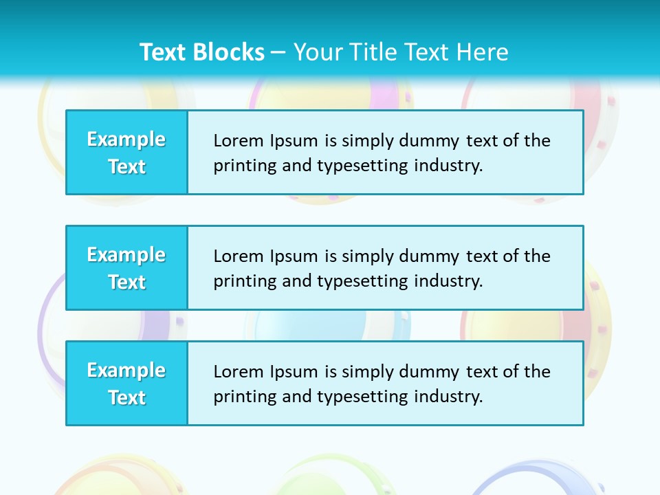 Blank Design Isolated PowerPoint Template