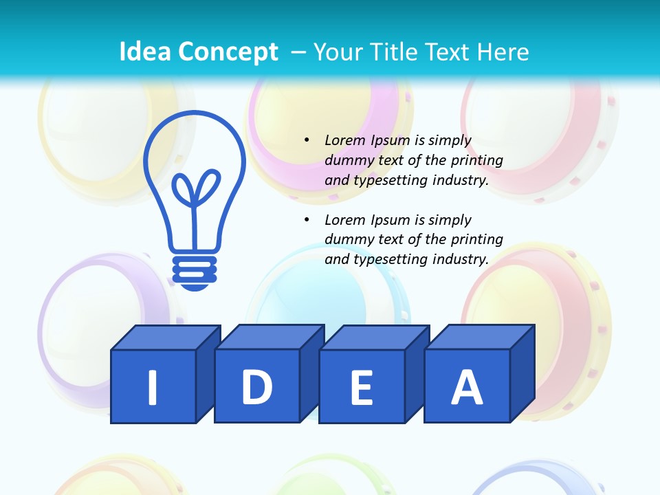 Blank Design Isolated PowerPoint Template