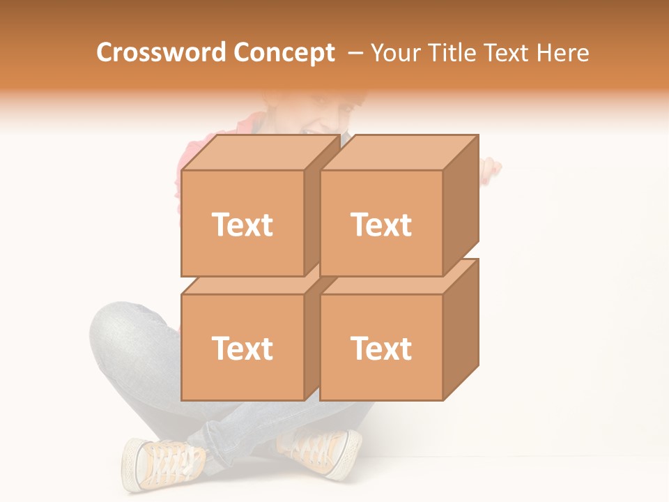 Showing Pointing Blank PowerPoint Template
