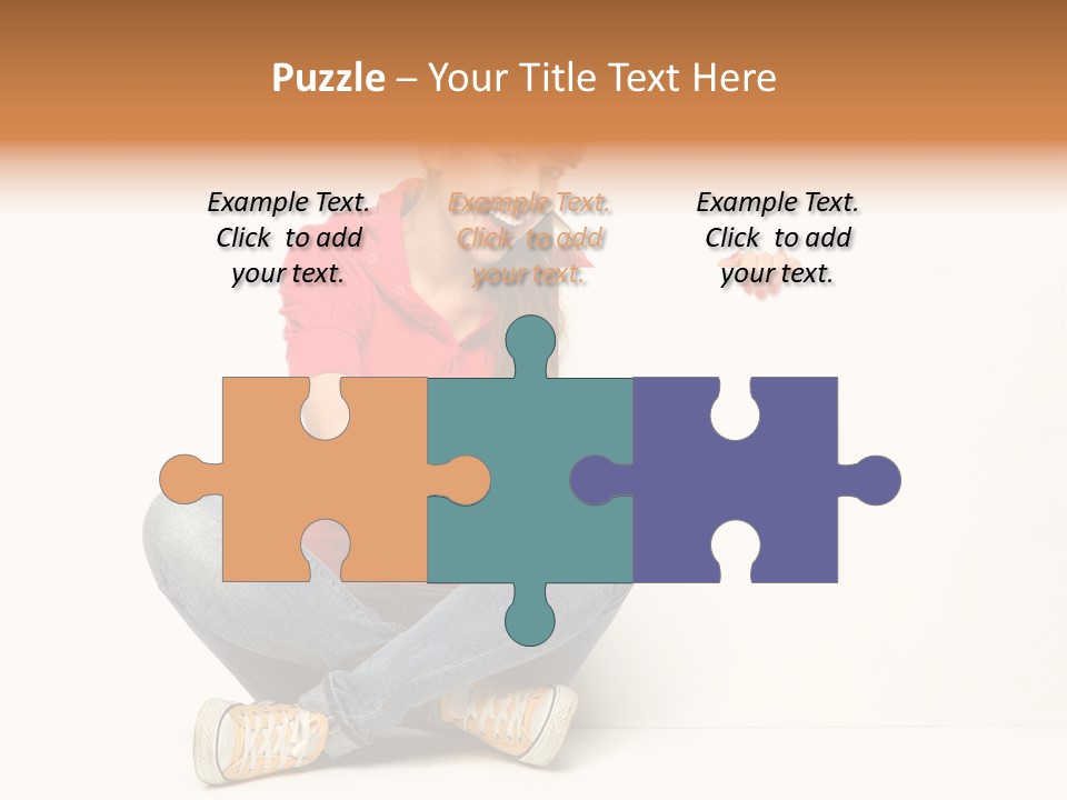 Showing Pointing Blank PowerPoint Template