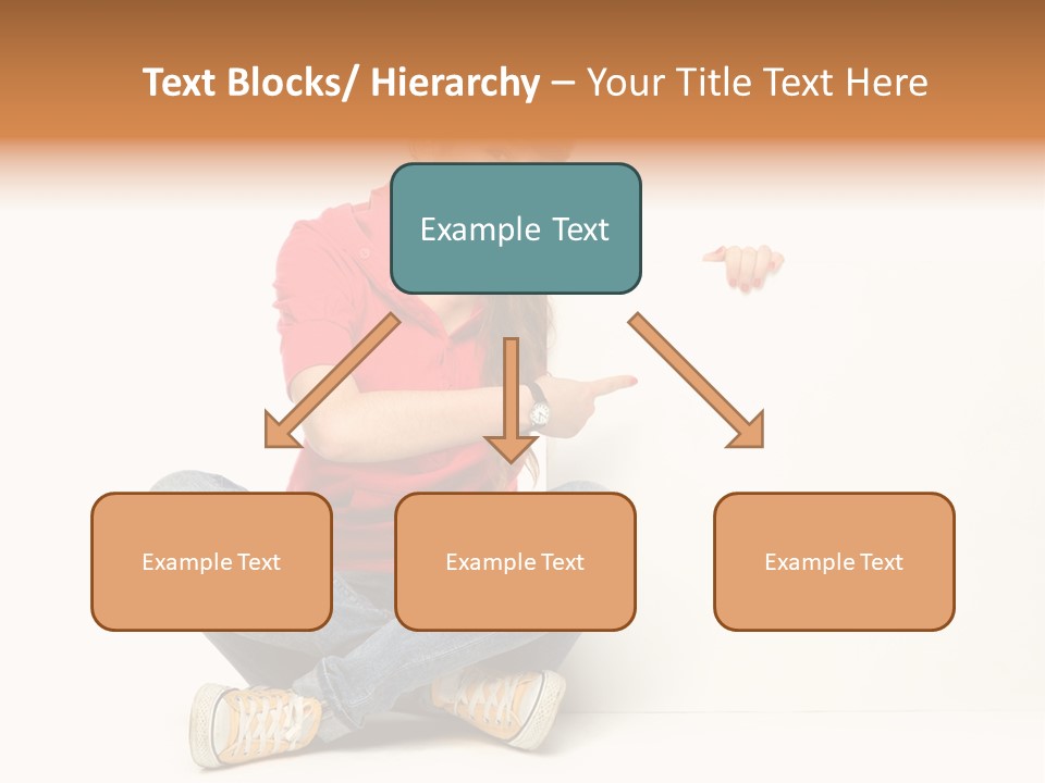 Showing Pointing Blank PowerPoint Template