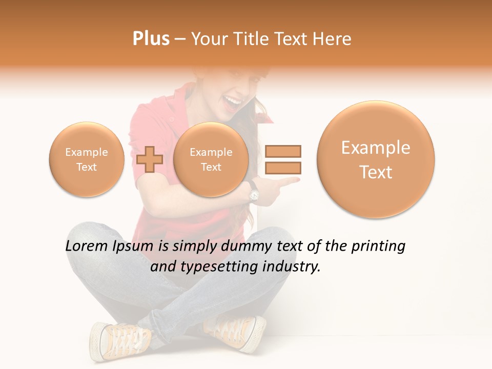 Showing Pointing Blank PowerPoint Template