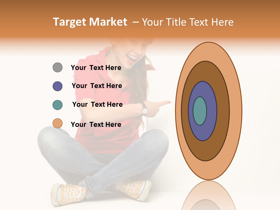 Showing Pointing Blank PowerPoint Template