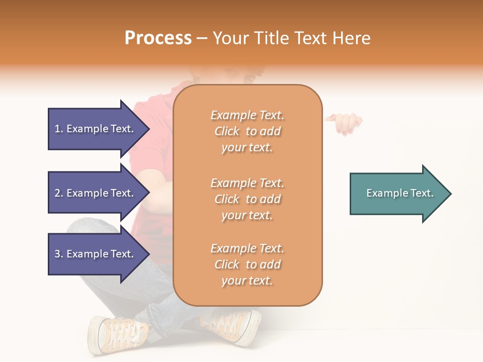 Showing Pointing Blank PowerPoint Template