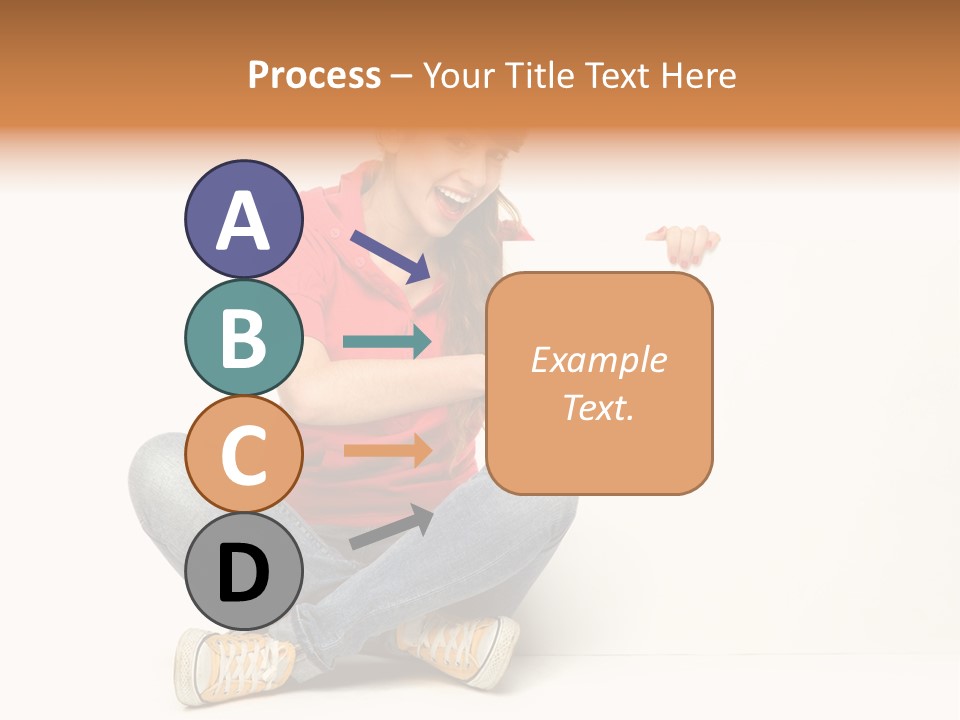 Showing Pointing Blank PowerPoint Template