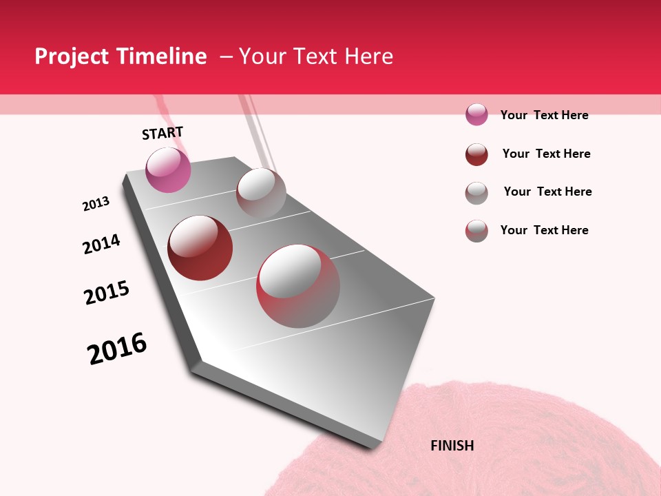 Object Texture Ball PowerPoint Template