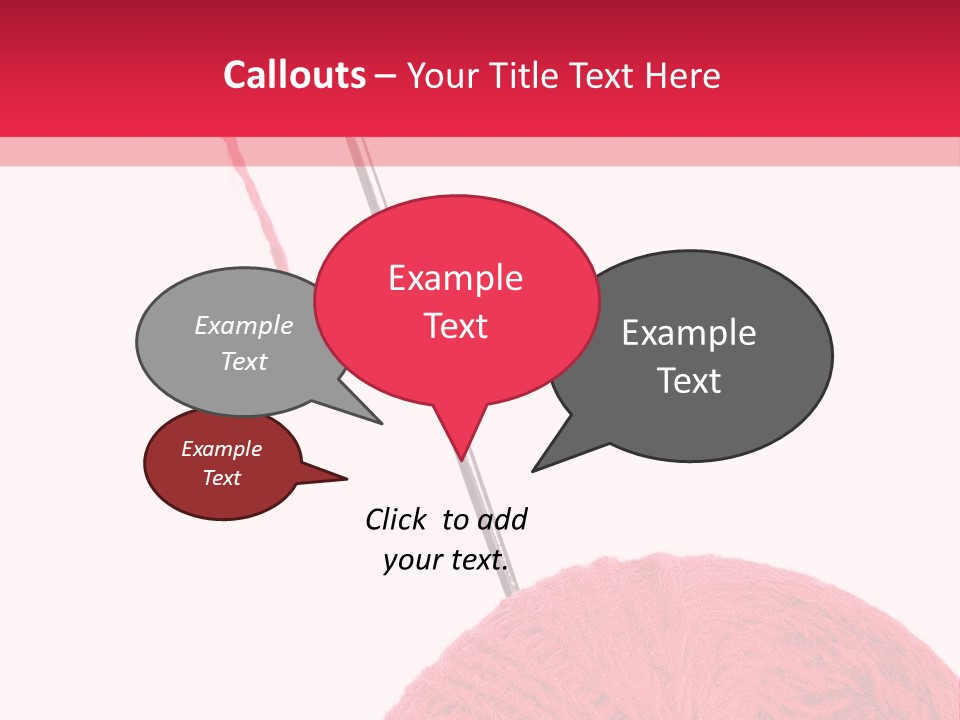 Object Texture Ball PowerPoint Template