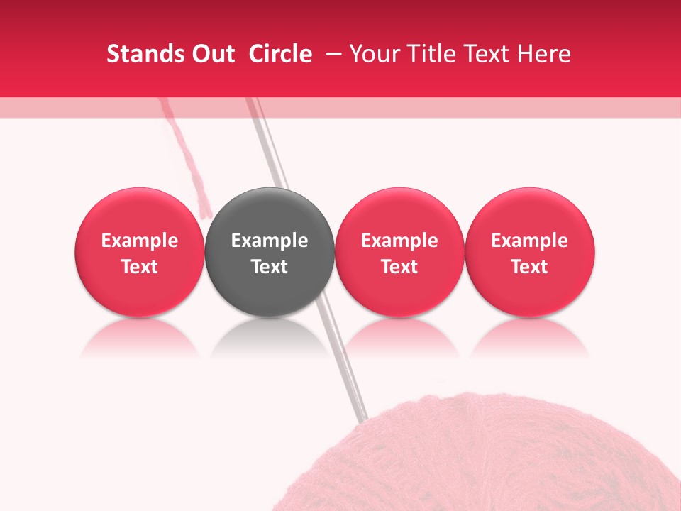 Object Texture Ball PowerPoint Template