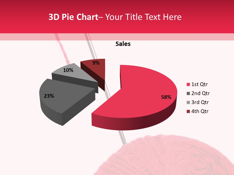 Object Texture Ball PowerPoint Template