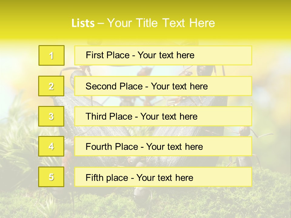 Crop Meadow Insects PowerPoint Template