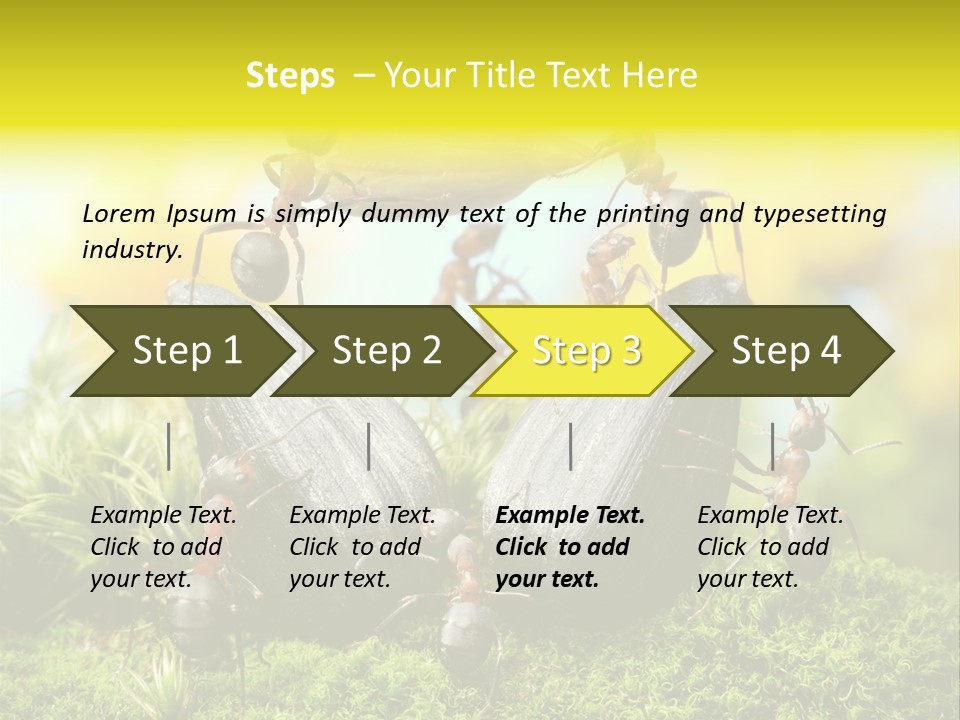Crop Meadow Insects PowerPoint Template