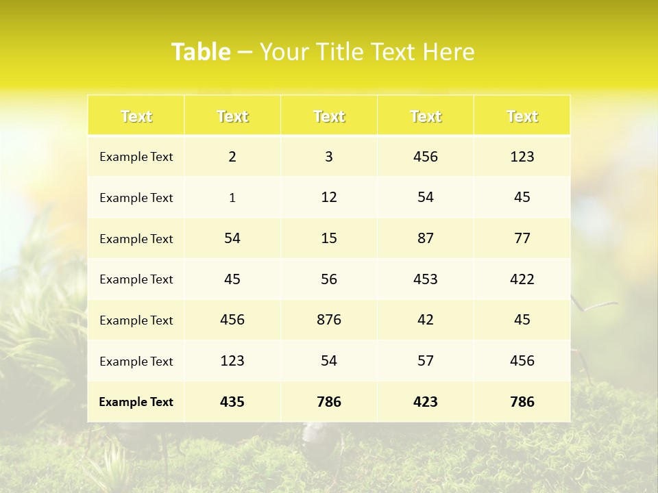 Crop Meadow Insects PowerPoint Template