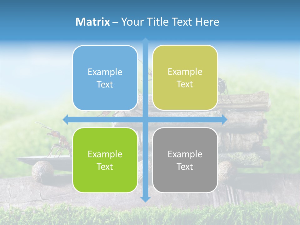 Firewood Delivery Highway PowerPoint Template