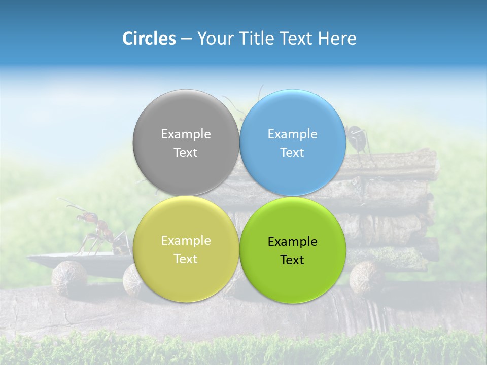 Firewood Delivery Highway PowerPoint Template