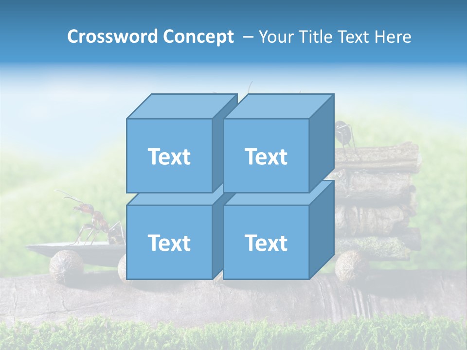Firewood Delivery Highway PowerPoint Template