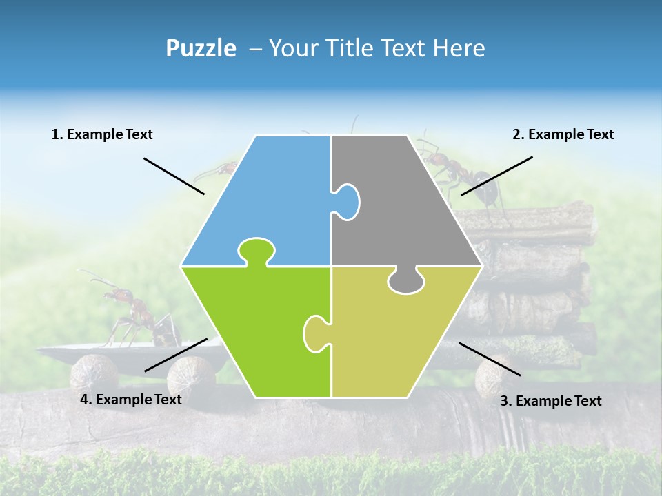 Firewood Delivery Highway PowerPoint Template