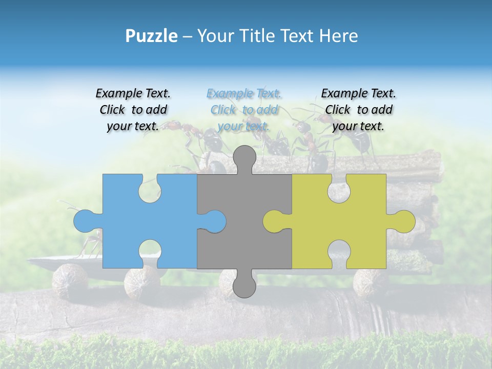 Firewood Delivery Highway PowerPoint Template