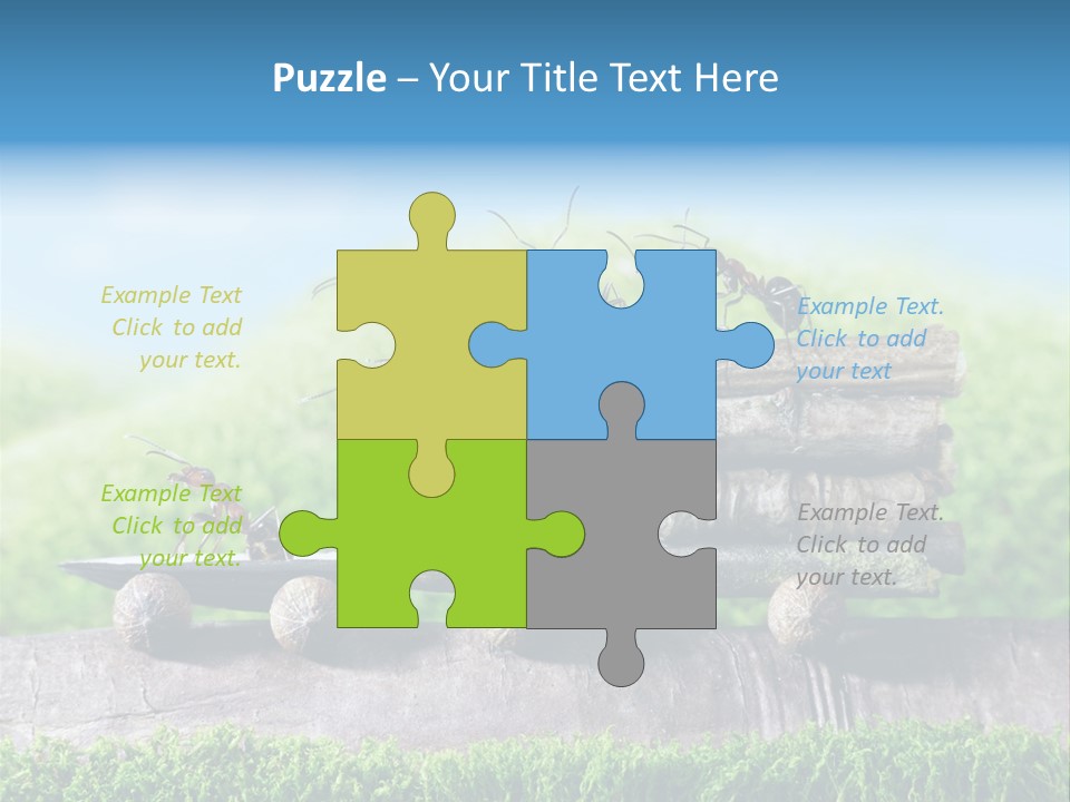 Firewood Delivery Highway PowerPoint Template