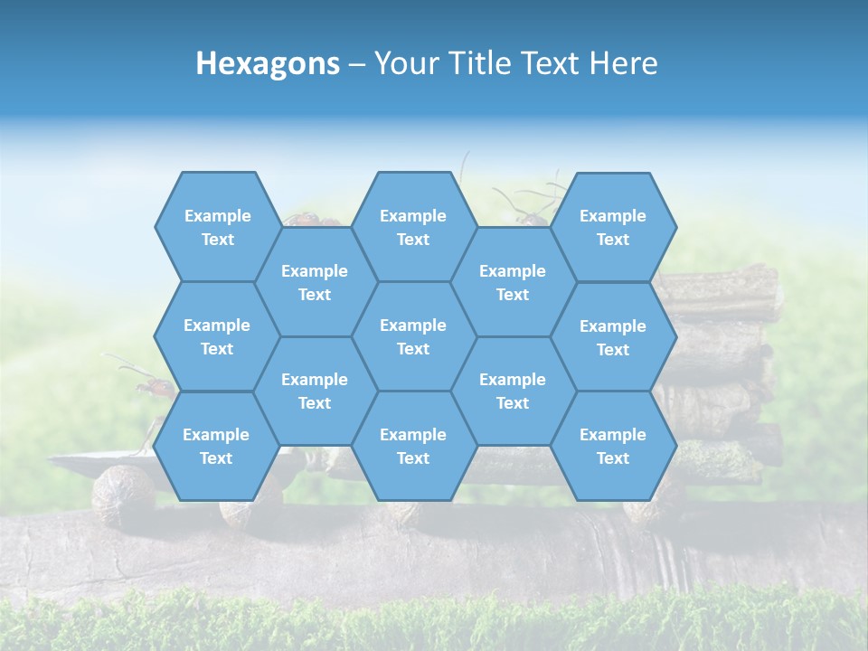 Firewood Delivery Highway PowerPoint Template