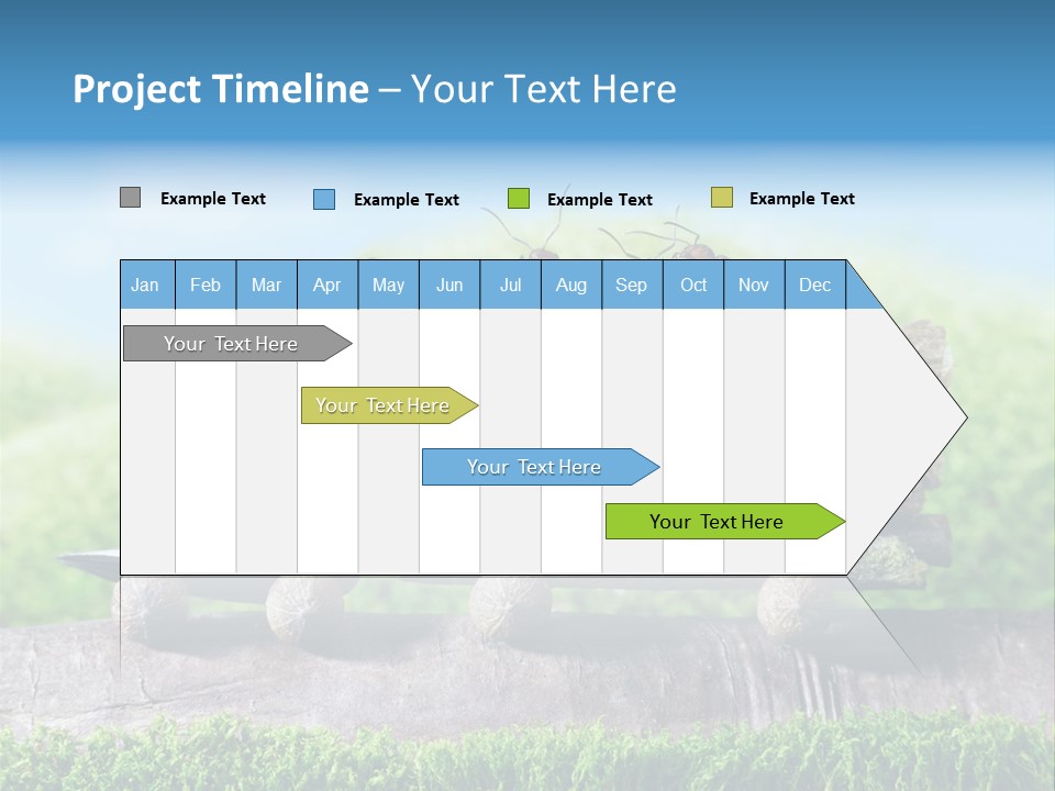 Firewood Delivery Highway PowerPoint Template