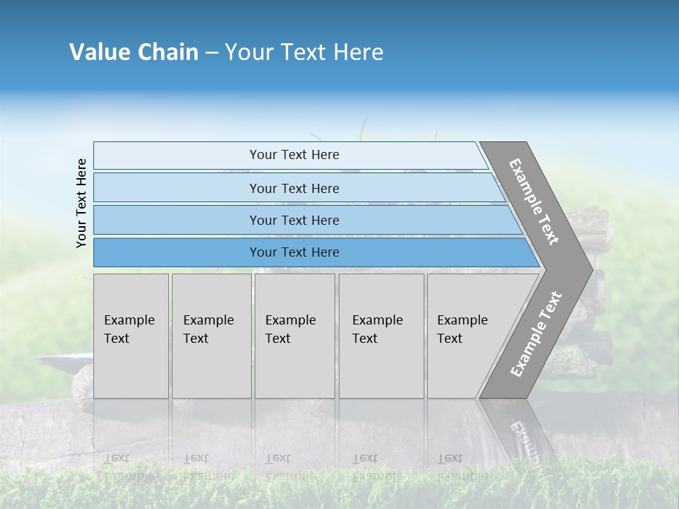 Firewood Delivery Highway PowerPoint Template