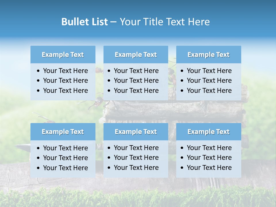 Firewood Delivery Highway PowerPoint Template
