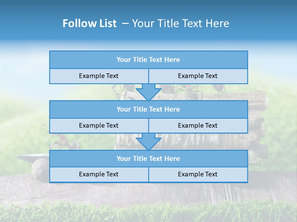Firewood Delivery Highway PowerPoint Template