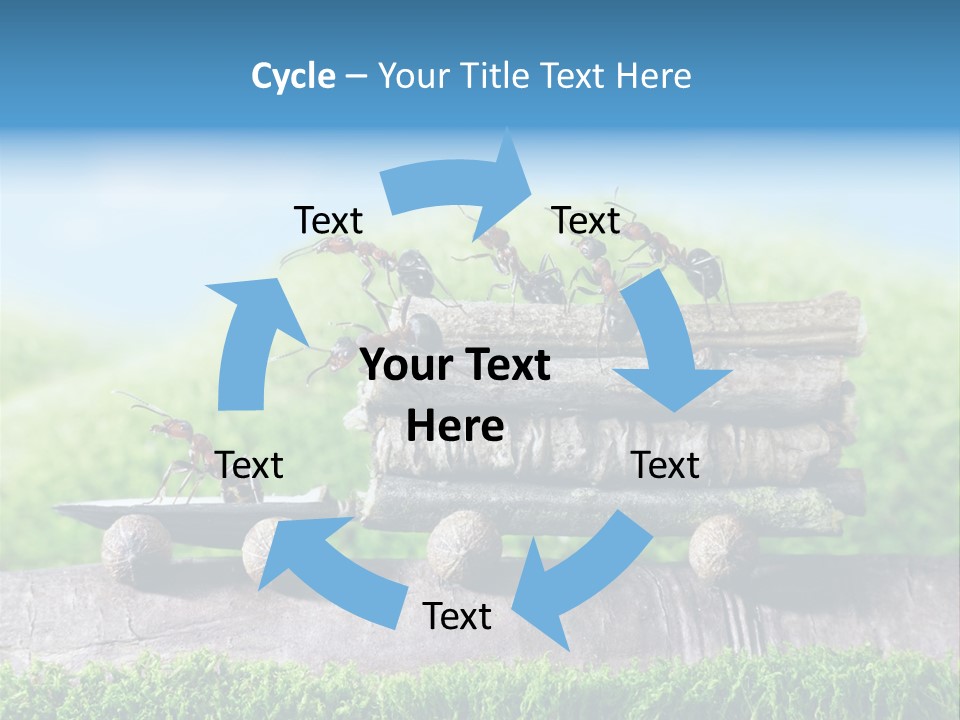 Firewood Delivery Highway PowerPoint Template