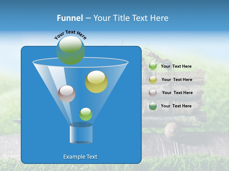Firewood Delivery Highway PowerPoint Template