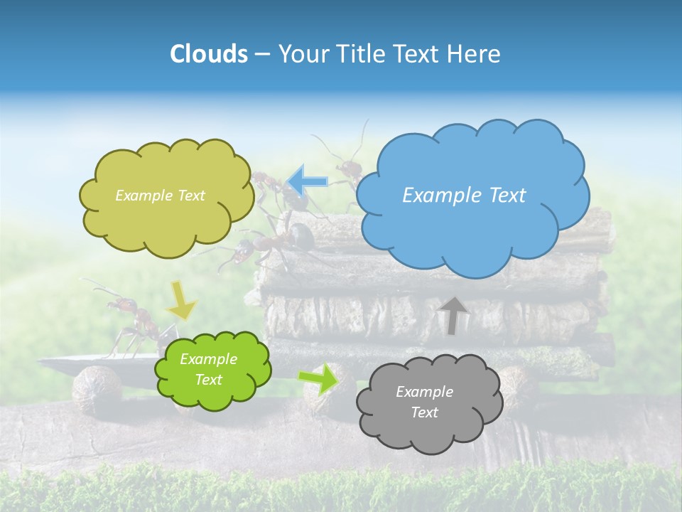 Firewood Delivery Highway PowerPoint Template
