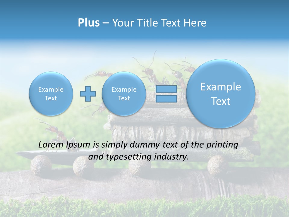 Firewood Delivery Highway PowerPoint Template