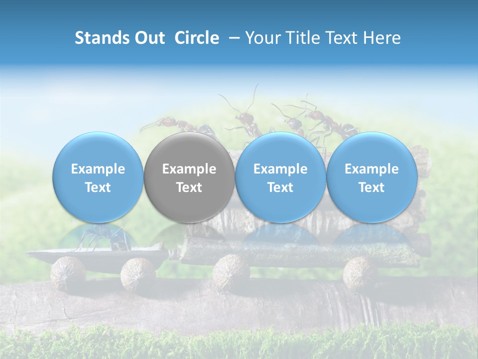 Firewood Delivery Highway PowerPoint Template