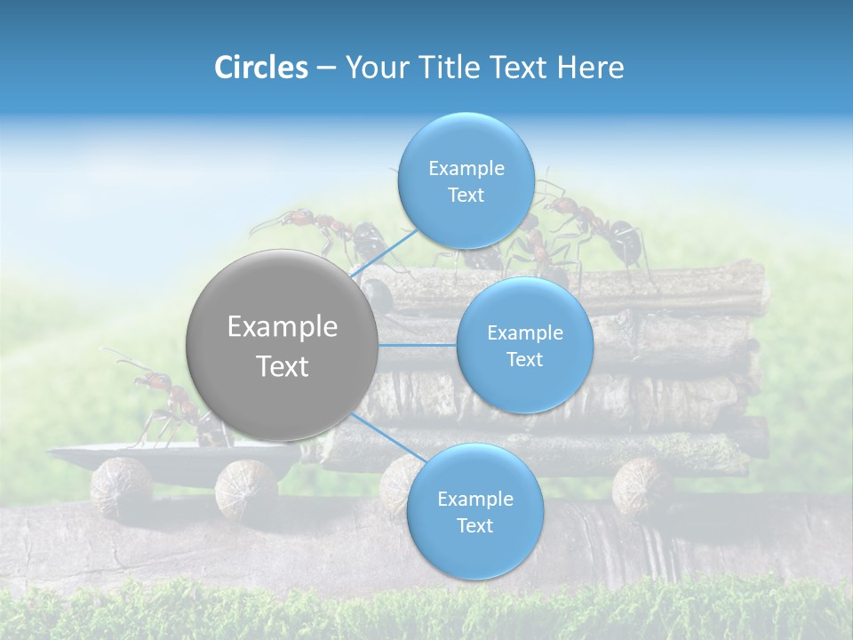 Firewood Delivery Highway PowerPoint Template